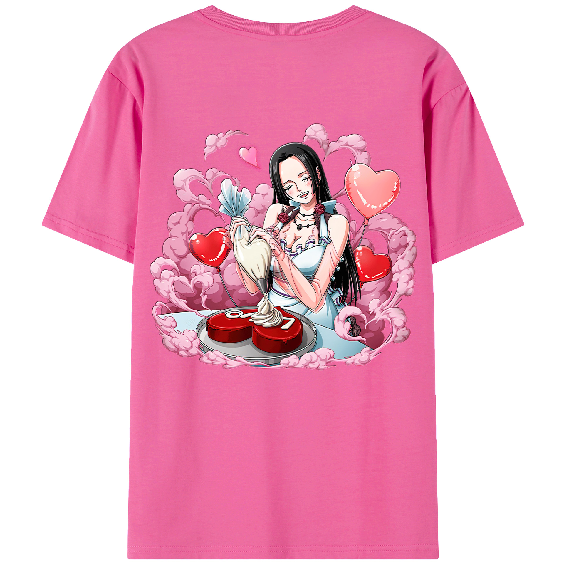ワンピース ボア・ハンコック ONE PIECE Boa·Hancock レディース半袖Tシャツ(バックプリント)